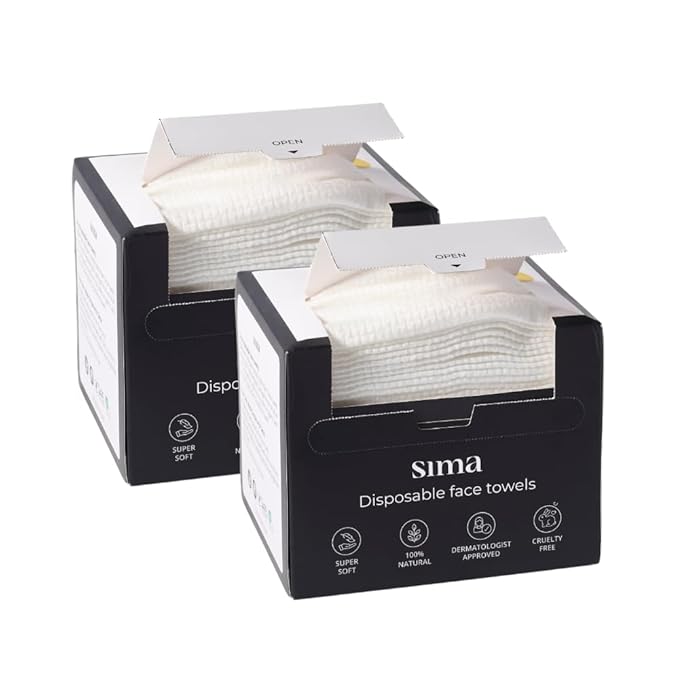Sima Disposable Face Towels for Drying by SimaBrand