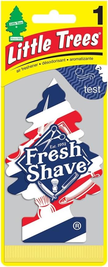 Little Trees Car Freshner U1P17068 Fresh Shave Air Freshener by LITTLETREES