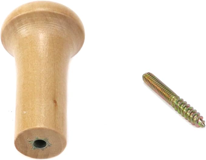 KUMGROT 10pcs Coat Wall Hooks Wood Mushroom Heavy Duty Robe Decorative Wall - Image 5