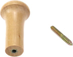 KUMGROT 10pcs Coat Wall Hooks Wood Mushroom Heavy Duty Robe Decorative Wall - Image 5