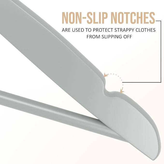 Utopia Home Premium Wooden Hangers 20 Pack - Image 2
