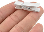 HAHIYO White Wooden Clothes Pins Clothespins Small Do NOT Fall Apart 1.38 by HAHIYO
