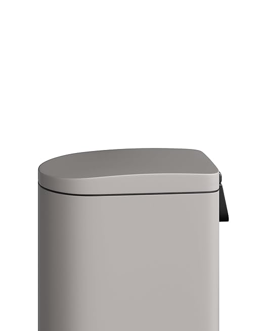 Garvee 2.6 gal / 10 L Metal Bathroom Trash Can - Image 3