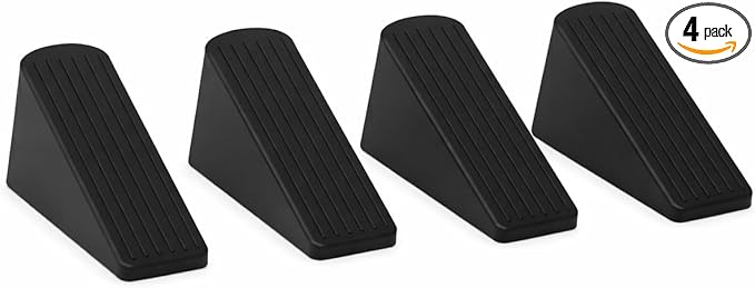 Heavy Duty Door Stop for Bottom of Door, Non-Slip Security Door Stopper for by Unknown