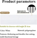 20PCS DIY Plastic Grid Drawer Dividers, Large Adjustable Drawer Storage - Image 2