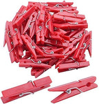 Jdesun 50 Pieces Photo Clips, Mini Plastic Picture Paper Clip Clothespins Peg by Jdesun