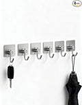 Self Adhesive Towel Hooks, Waterproof Rustproof Stainless Steel Sticky Wall by EDMILE
