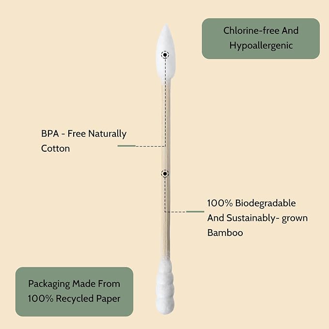 Bamboo Cotton Swabs - Image 6