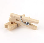 DIYASY 120 Pcs Mini Wood Clothespins, 1 Inch Small Craft Wooden Clips - Image 3