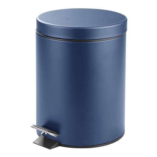 mDesign Pedal Bin — Metal Waste Bin - Image 8