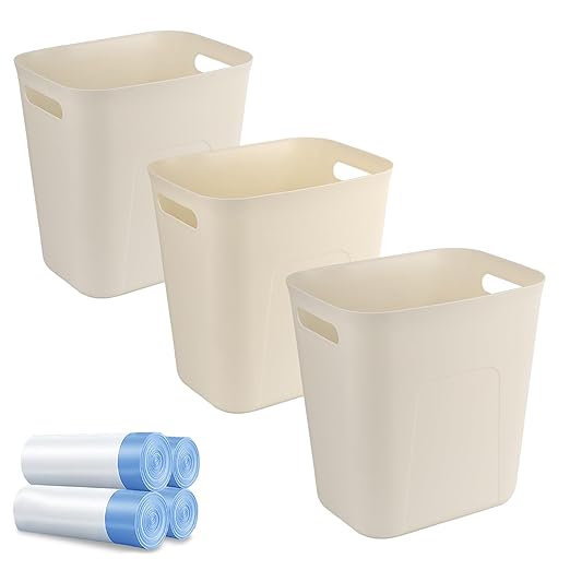 UUJOLY Small Bathroom Trash Can by UUJOLY