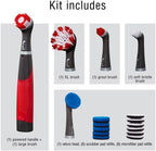 Rubbermaid Reveal Power Scrubber 18-Piece Kit, Cordless Electric Battery - Image 2