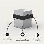 Mega Handles Square Floor Door Stopper, Quickly Installed Wall Protector Stopper - Image 2