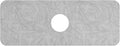 Kitchen Sink Splash Guard 1 PC 14.7 Inch Sink Faucet Mat Splash Guard by Eyanle