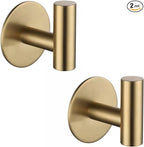 Self Adhesive Hooks 304 Stainless Steel Heavy Duty Hangers Without Nails by Zuvky