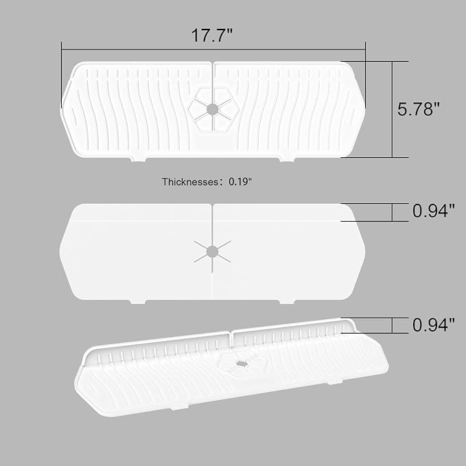 Faucet Guard - 90 Foldable Draining Mat - Image 7