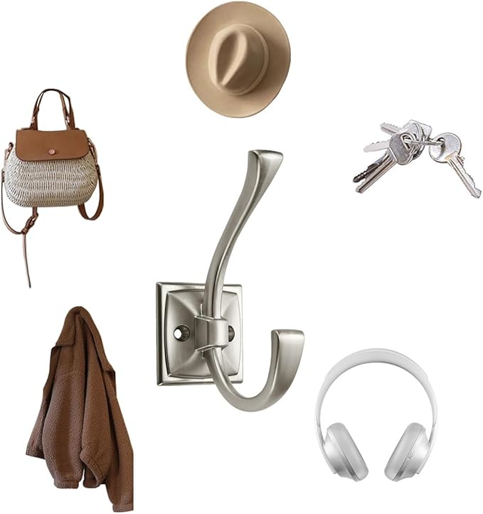 2 Pack Decorative Heavy Duty Towel Hooks - Image 3