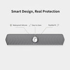 30 Inch Silicone Kitchen Sink Faucet Mat, Adjustable Waterproof Splash Guard - Image 4