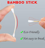 1000 Count Organic Bamboo Cotton Swabs - Image 6