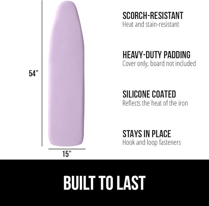 GORILLA GRIP The Original Ironing Board Cover and Pad, Silicone Coating - Image 2