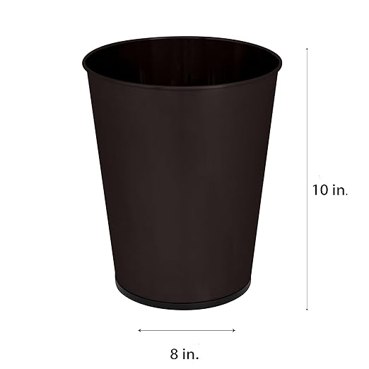Bath Bliss 5 Liter Small Wastebasket | Round Open Top | Trash Can | Bathroom | - Image 3