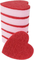 Heart Shaped Sponge, Dual-Sided Kitchen Scrubber by Perastra