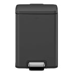EKO Madison Matte Black 12L / 3.2 Gal Bathroom Trash Can - Image 2