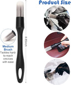 Car Interior Duster Detail Brush Cleaning Kit, Soft Microfiber Towels Dashboard - Image 4