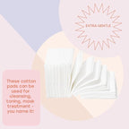 White Rabbit – Naked Cotton Classic – Premium 100% Cotton Pads - Image 3