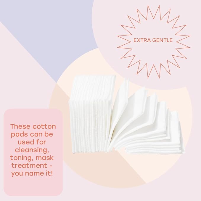 White Rabbit – Naked Cotton Classic – Premium 100% Cotton Pads - Image 3