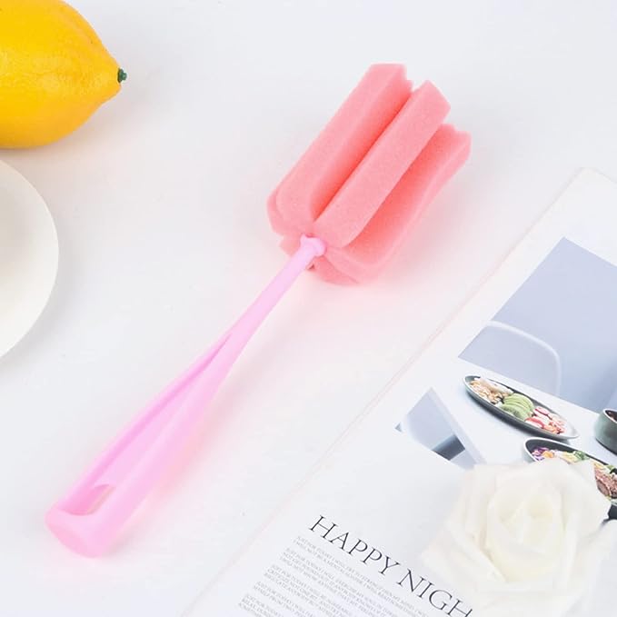 Bottle Brush Sponge 4PCS Cup Washer Brush Long Handle Cleaner Brush - Image 9