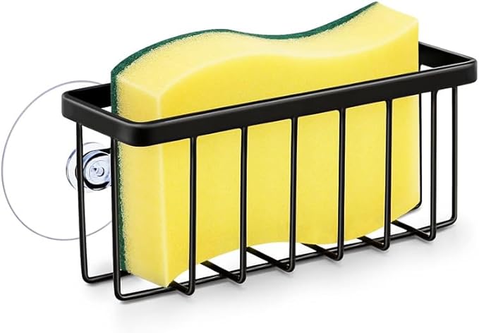 JANE'S CUTIE Kitchen Sink Sponge Holder, Kitchen Sink Sponge Rack, Sink Box - Image 2