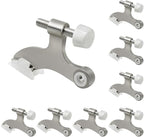 8 Pack Hinge Pin Brushed Nickel Door Stopper, Adjustable Heavy Duty Hinge Pin - Image 9