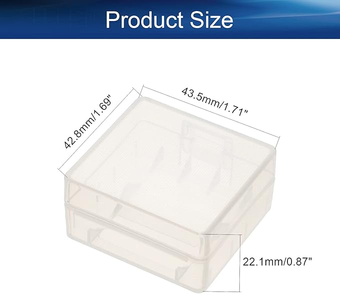 Heyiarbeit Battery Storage Case Holder Box - Image 2
