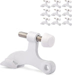 10 Pack Hinge Pin Door Stopper White by KOVOSCH