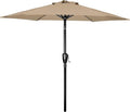 Simple Deluxe 9' Patio Umbrella Outdoor Table Market Yard Umbrella with Push Button Tilt/Crank by SimpleDeluxe