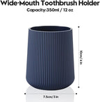 Navy Blue Striped Toothbrush Holder - Image 5