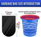 SWIHELP Trash Bags, 4 Gallon / 15 Liters Small Garbage Bags - Image 4