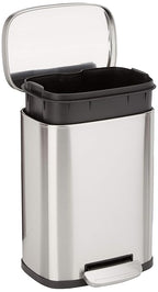 Amazon Basics Smudge Resistant Rectangular Trash Can by AmazonBasics
