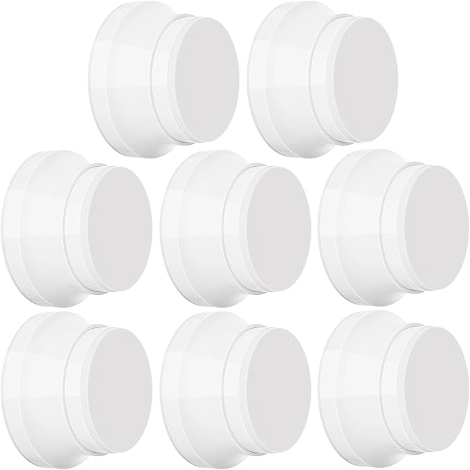 8PC Door Stoppers for Wall, 1.65 x 0.9 Inch Door Knob Wall Protector by Sckeinwg