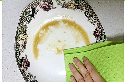 Reusable Cleaning Cellulose Sponge Cloths Absorbent Wipes Clean Kitchen Car - Image 9