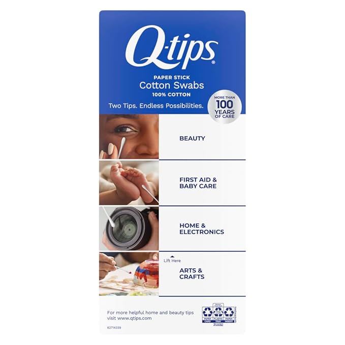 Q-tips Cotton Swabs, For Home, First Aid and Beauty, 100% Cotton - Image 2