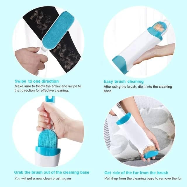 Pet Hair Removal Tool, Lint Remover Brush, Dog Hair Remover, Furniture Lint - Image 6