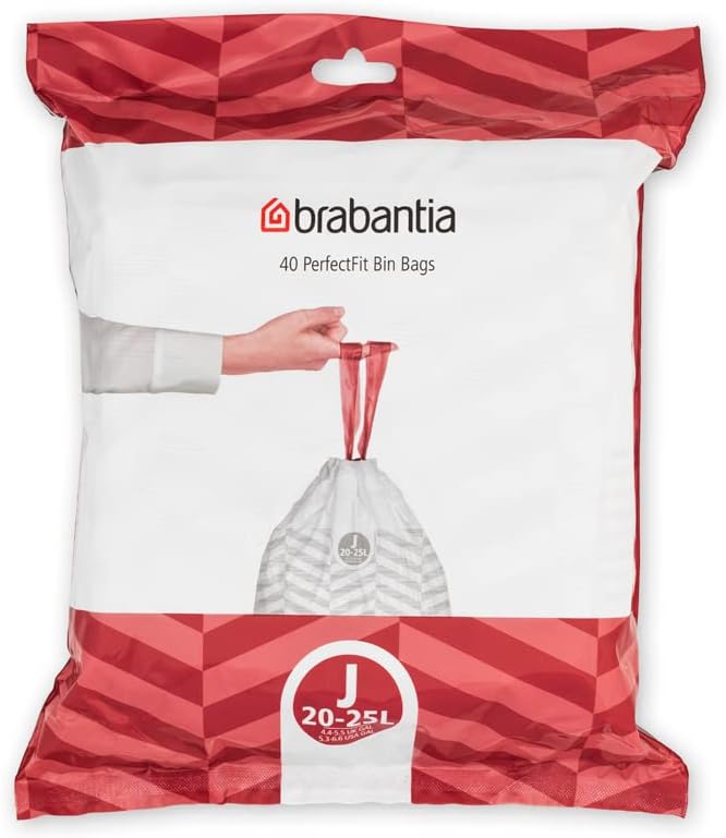 Brabantia PerfectFit Trash Bags Thick Plastic Trash Can Liners by BrabantiaUSA