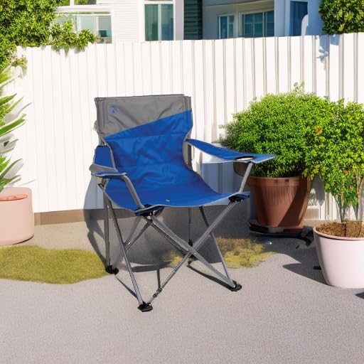 Coleman Big-N-Tall Camping Chair with Cup Holder & Side Pocket, Water-Resistant XL Outdoor Seat Supports up to 600 lbs, Great for Camping, Tailgating, Firepits, Patio, & More - Image 2