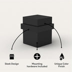 Mega Handles Square Floor Door Stopper, Quickly Installed Wall Protector Stopper - Image 2