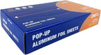 Pre-Cut Aluminum Foil Sheets, 9 x 10.75 Inch, Pop-Up Deli Foil Wraps, 200 Sheets - Image 2