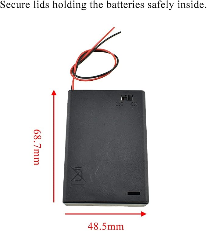 HAHIYO 4.5V AA Battery Holder Bundle - Image 2