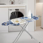 Peony Flower Ironing Board Cover Blue White Gradient Chinese Rose Polyester - Image 2