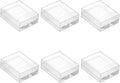 Cosmos Pack of 6 Plastic Protective Storage Case Boxes Holder Compatible by Unknown